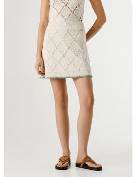 Para mujer. PL9011915 Falda Kaira (XS), Casual, Algodón, Clásico