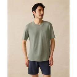 Camiseta de hombre manga corta lisa