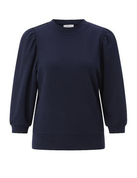 Langarmshirt dunkelblau XS damen