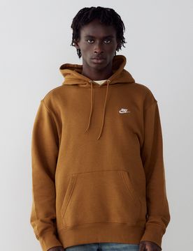 Hoodie Club Small Logo marron/blanc xs
