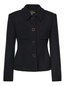 Giacca sartoriale in lana Boucl