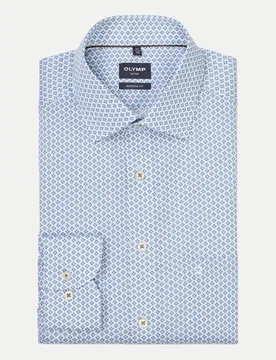 Olymp Modern-Fit Hemd Luxor Blau 44 - Olymp - FashionsVida