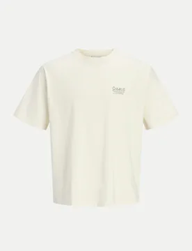 T-Shirt mit Rückenprint JORATOCHA Weiß M - Jack & jones - FashionsVida