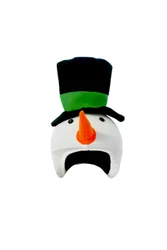 Frosty the Snowman Lycra Helmet Cover One Size - - Size: ONESIZE