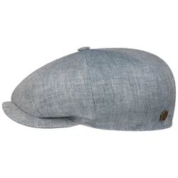 Verisco 8 Panel Linen Flat Cap by - light blue - Herren - Size: L (58-59 cm)