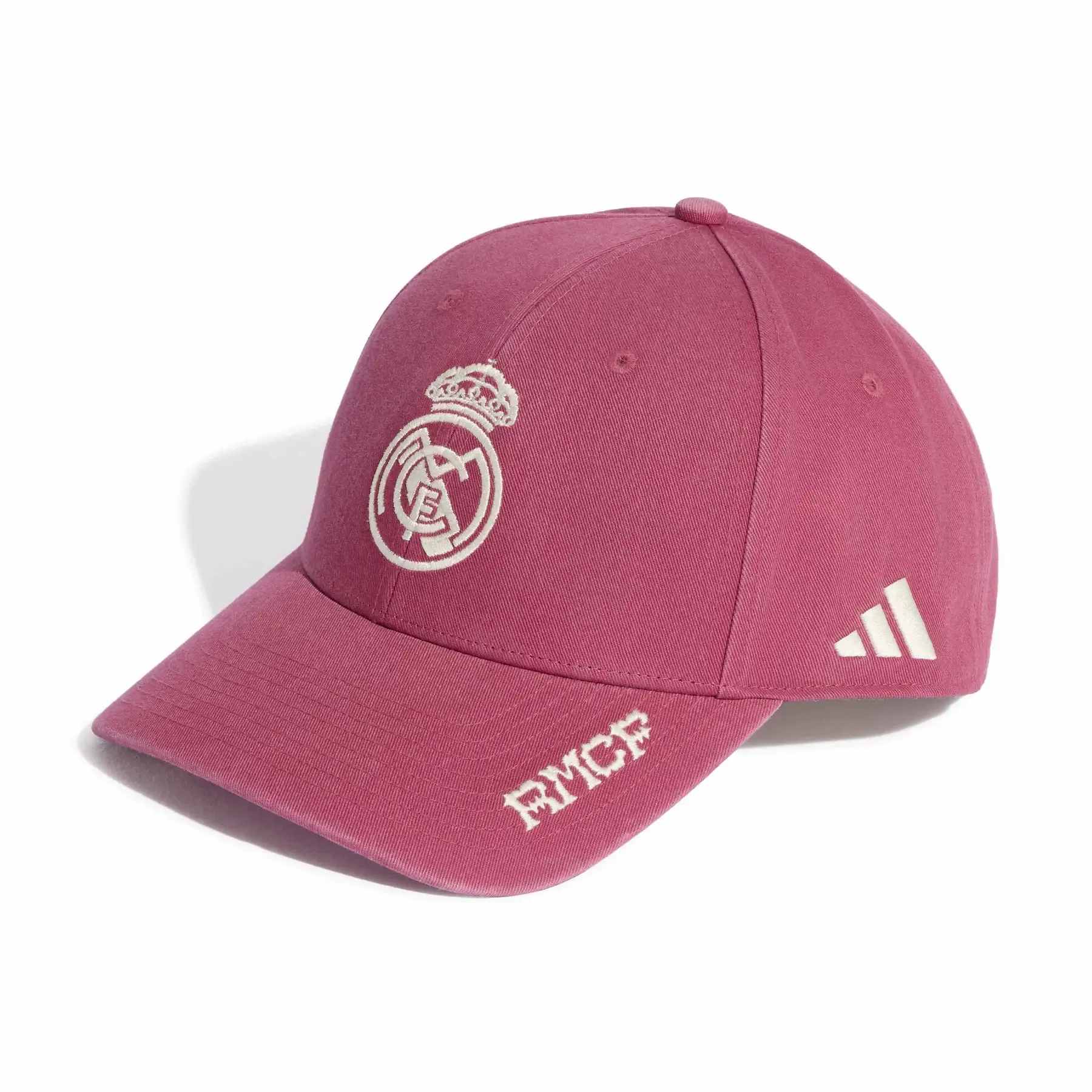 Real Madrid Baumwoll Baseballkappe - Rose - unisex - Size: 52/54 cm - Adidas - FashionsVida