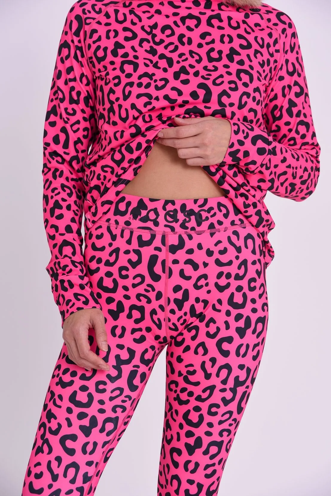 Hotel California Pink Leopard Mens Baselayer Pant - Oosc - FashionsVida