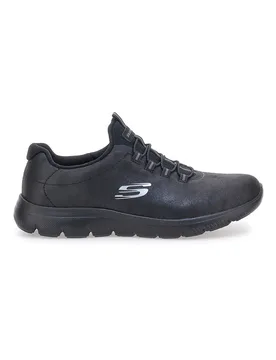 Scarpe sportive nere slip-on leggere Summits Itz Bazik 37 - Skechers - FashionsVida