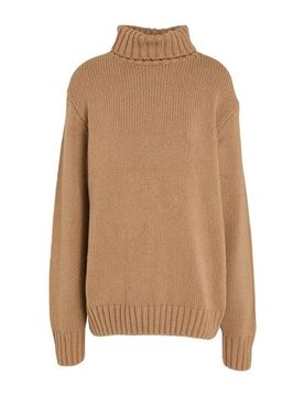 Rollkragenpullover Damen Kamel S,XS Damen