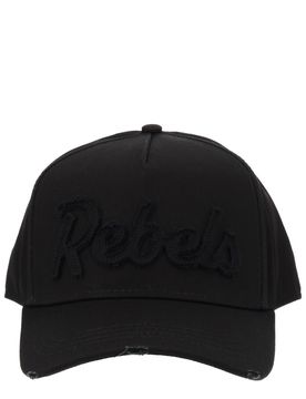 Appliqué-detail Baseball Cap