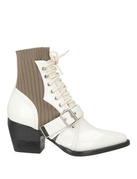 CHLOÉ Stiefelette Damen Weiß 37 Damen