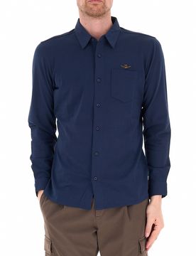 Camicia maniche lunghe BLU SCURO M