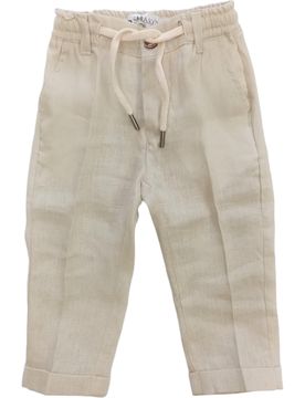 Pantalaccio Beige Lino PSK0680BIS
