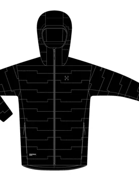 ROC Flash Down Herren Funktionsjacke, schwarz S - Haglöfs - FashionsVida