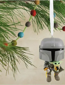 Figura 8 cm Mandalorian con Grogu Star Wars - Hallmark - FashionsVida