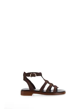 FRAU Sandali in pelle MARRONE 36 - Frau - FashionsVida