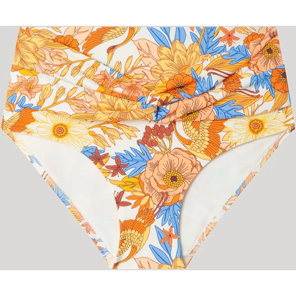 Braguita bikini alta estampado floral - Gisela - FashionsVida