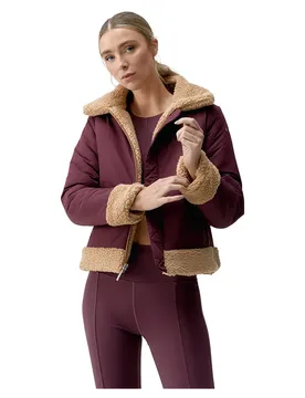 Veste Umiko Dark Cherry / Camel L