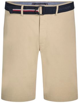 Bermuda in twill beige con cintura MW0MW24874RBT