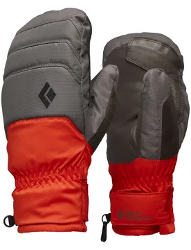 Moufles de ski en PrimaLoft® et en GORE-TEX - Mission Mx Mitts Walnut Octane en Cuir - Taille XL - Gris - Black diamond - FashionsVida