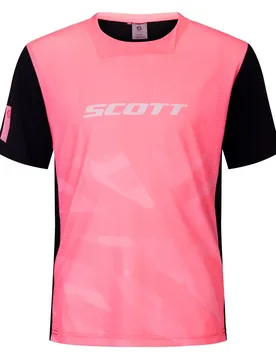 Maglietta A Maniche Corte Vertic Delta Digital Pink - Scott - FashionsVida