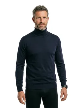 Pull à Col Roulé Musso 10241489 Dark Blue M