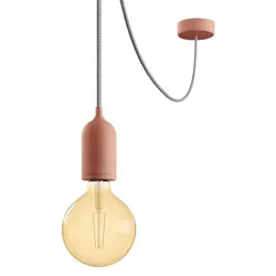 Cables Suspension Luminaire Eiva Pastel 5 M Salmon One Size