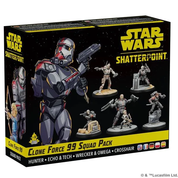 Star Wars: Shatterpoint - Clone Force 99 Squad Pack - Atomic Mass Games - FashionsVida