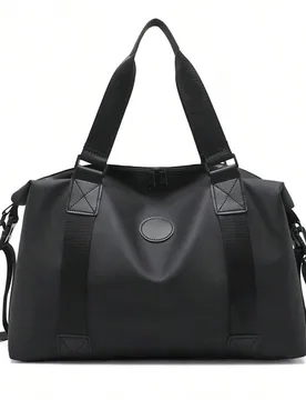 Bolsa de gimnasio de gran capacidad con correa de hombro desmontable y ajustable, bolsa de viaje cruzada para almacenamiento de ropa de viaje corto - Shein - FashionsVida