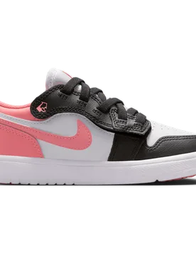AJ1 Low Toddler Trainers - Black - Size 2.5 - Leather - Black - Size: 2.5 - Jordan - FashionsVida