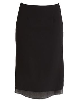 Falda midi Mujer Negro 36,38,40,42 Mujer