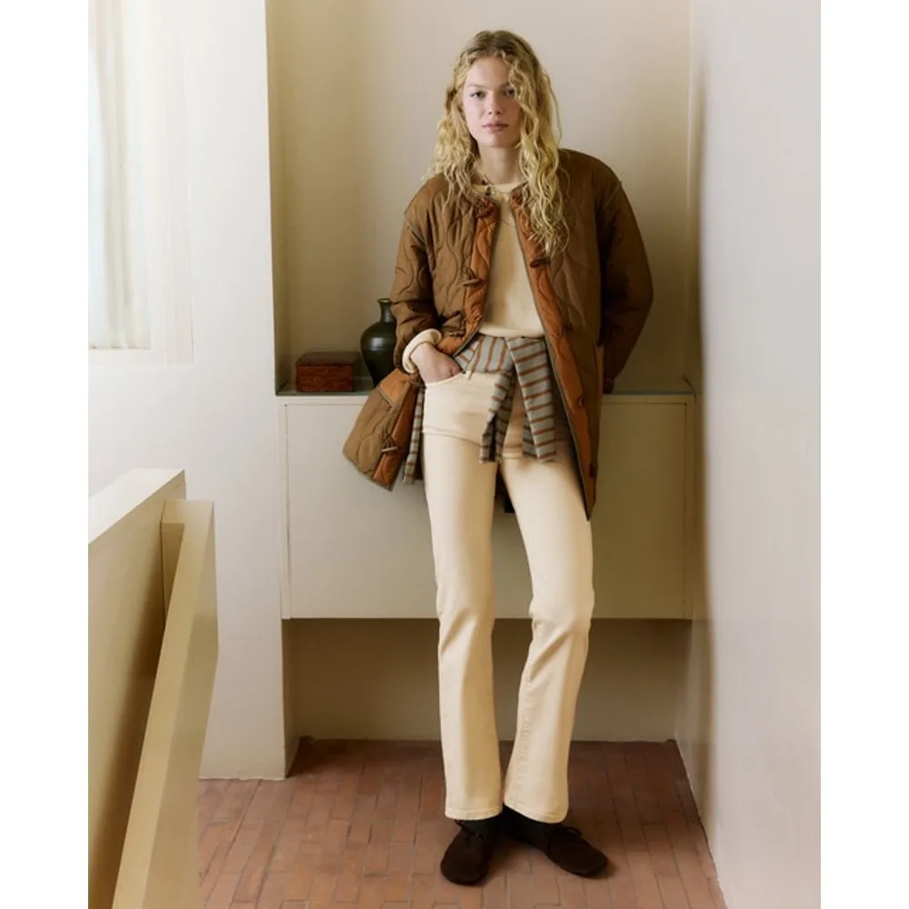 Pantalón recto de mujer con cinco bolsillos - Southern Cotton - FashionsVida
