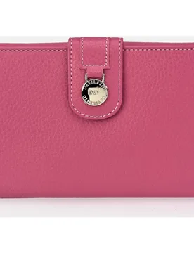 Monedero billetero grande mujer en piel Jurassic color cuero - Daviletto - FashionsVida