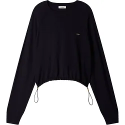 Jersey de mujer de lana con logo