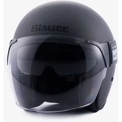 Casco Moto Jet in Fibra POD Monocolore Antracite Opac taglia XS