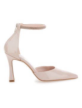 Décolleté Nude a Punta con Cinturino con Glitter 709 40