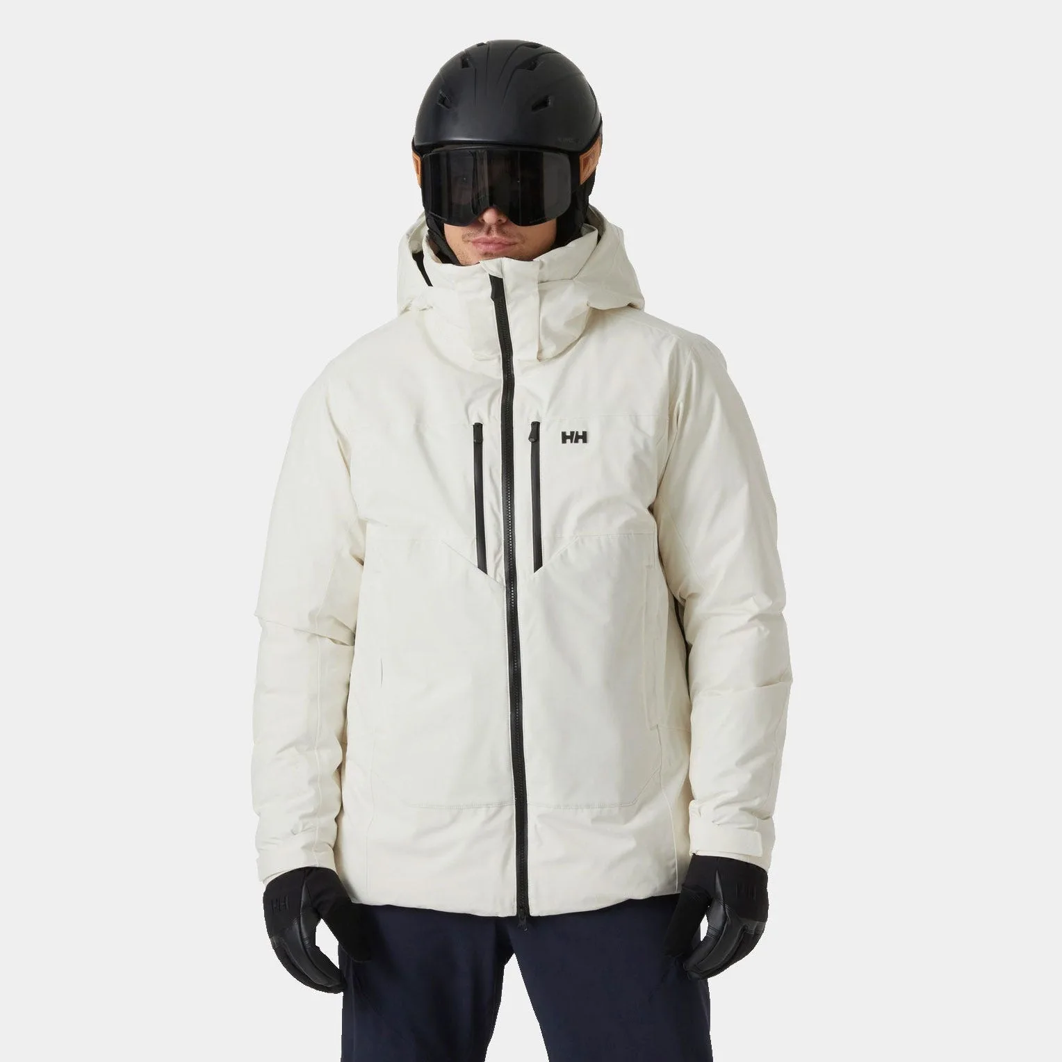 Men’s Kvitfjell Infinity Down Ski Jacket Beige XL - Snow Beige - Male - Helly Hansen - FashionsVida