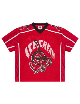 Cherry Football Jersey - Red