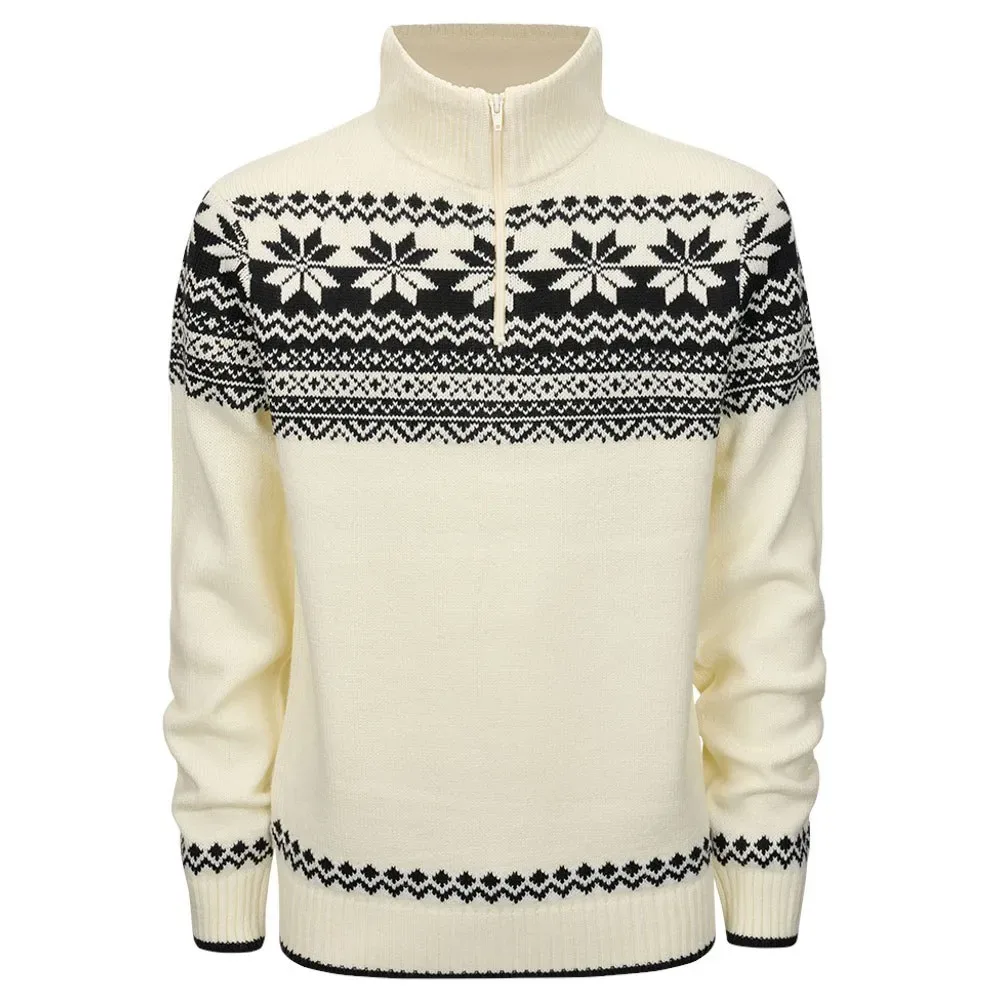 Pull à Col Roulé Troyer Norweger White 2XL - Brandit - FashionsVida