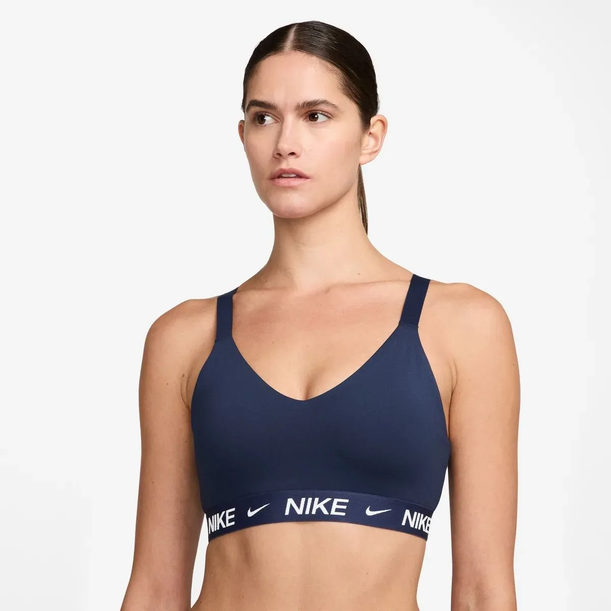 Indy Medium Support Padded Adjustable Damen Tanktop, blau US: L - Nike - FashionsVida