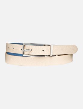 Accessoires Belt Dame Avioblau/beige 80 Avioblau/beige
