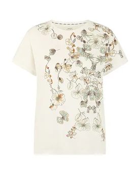 T-shirt à manches longues blanc 42 - Marc cain - FashionsVida