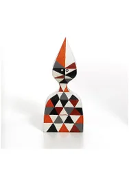 Muñeca de madera decorativa de 18,1 cm n.º 12 multicolor