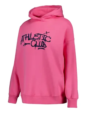 Sweat à Capuche Graffiti Pink L