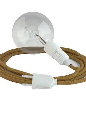Cables Suspension Luminaire Rc31 5 M Golden Honey / White One Size - Creative - FashionsVida