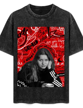 Girl in red Songs T-Shirt Plus Size Basic Cotton T-Shirt - Aliexpress - FashionsVida