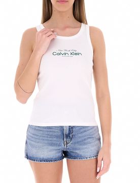 Calvin Klein Top in cotone PANNA L
