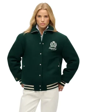 Veste Country Club Wool Enamel Green 2XL - Superdry - FashionsVida