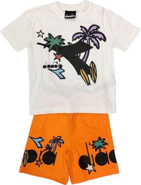 Compl.bianco/arancio Palme S4DIBBTT088