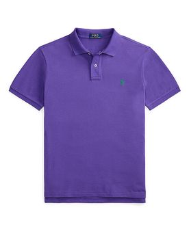 Polo Custom Slim Fit morado M